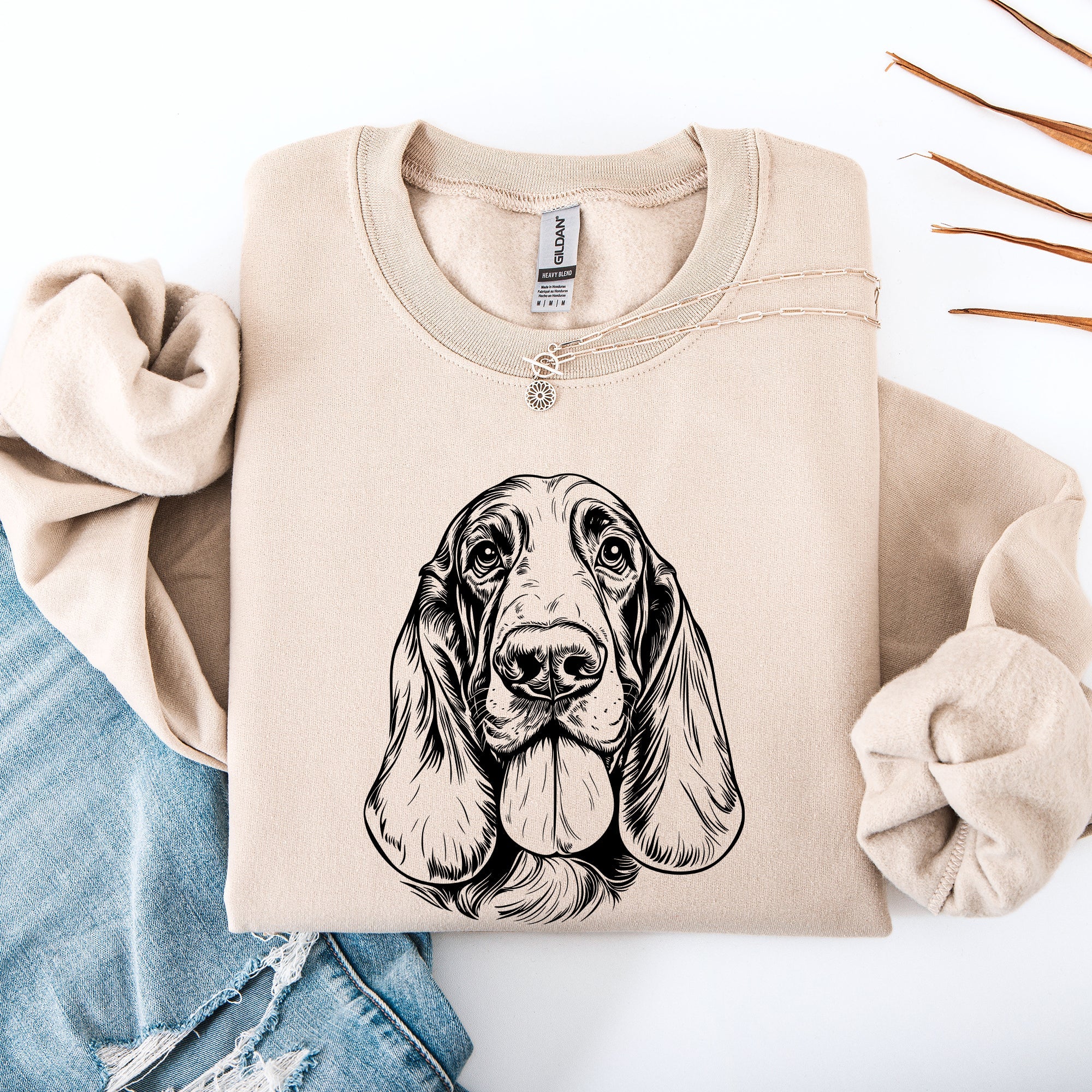 Basset Hound , Dog Lover Apparel, Pet, Dog Breed, Cute Sweatshirt