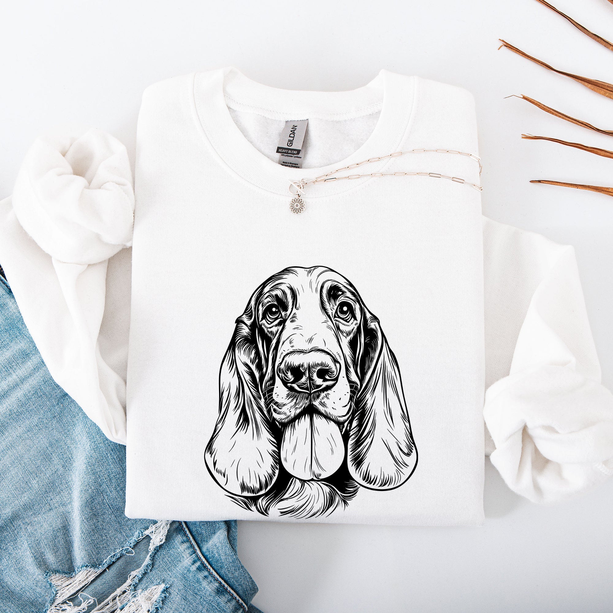 Basset Hound , Dog Lover Apparel, Pet, Dog Breed, Cute Sweatshirt