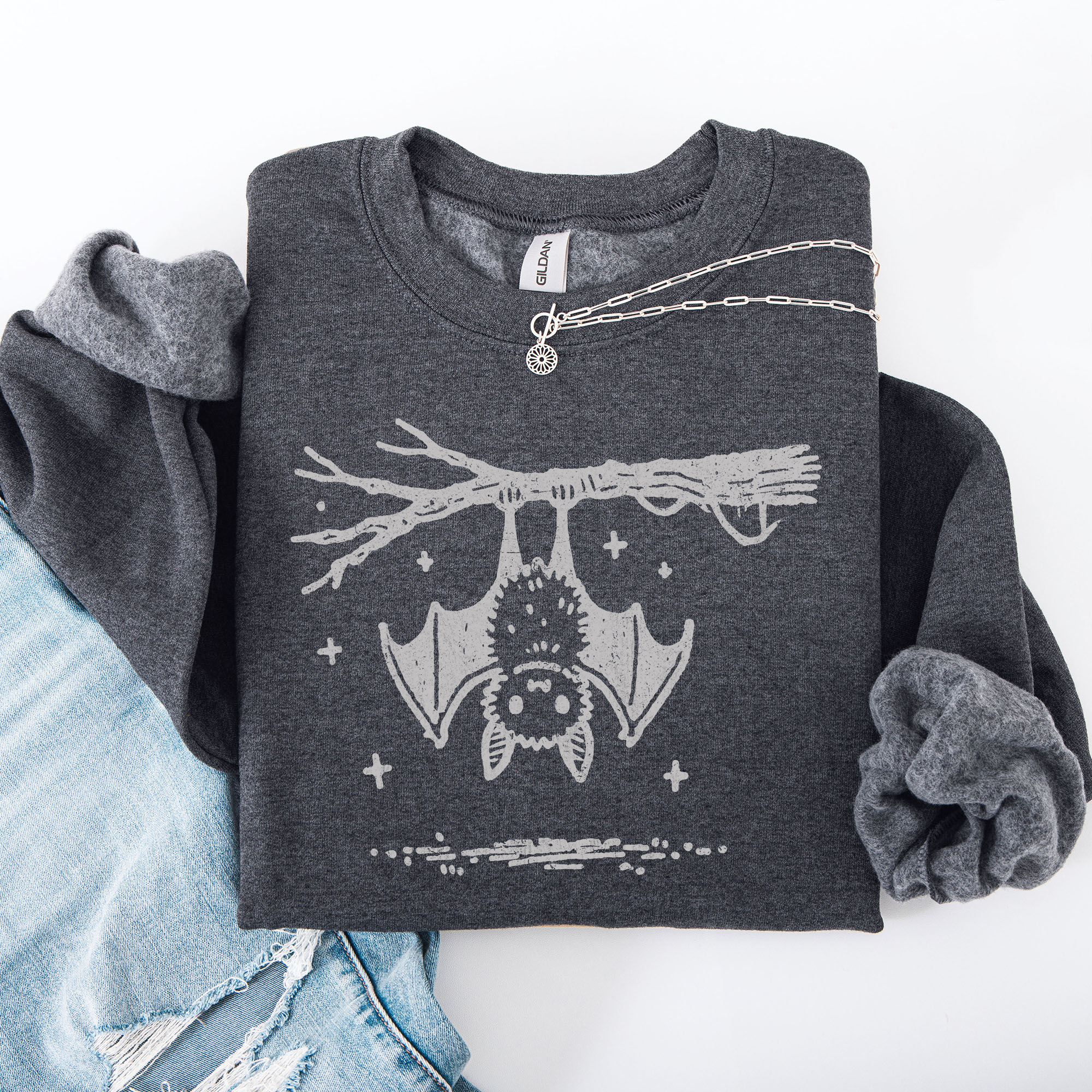 Bat, Cute, Adorable, Halloween Sweatshirt