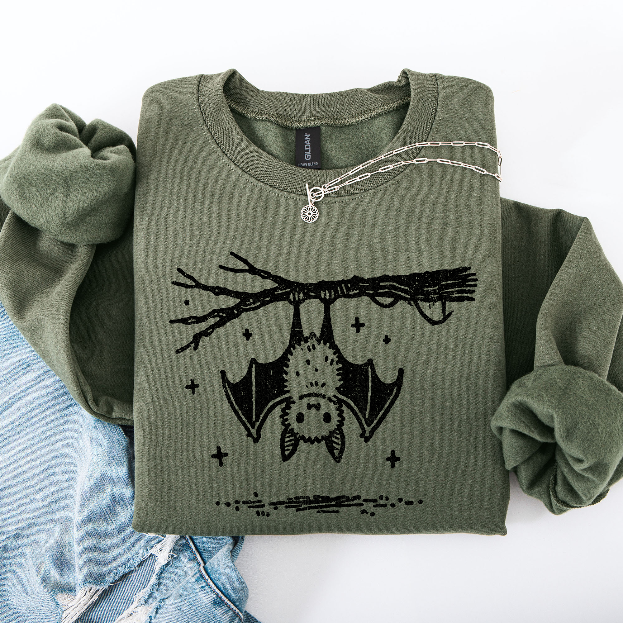 Bat, Cute, Adorable, Halloween Sweatshirt