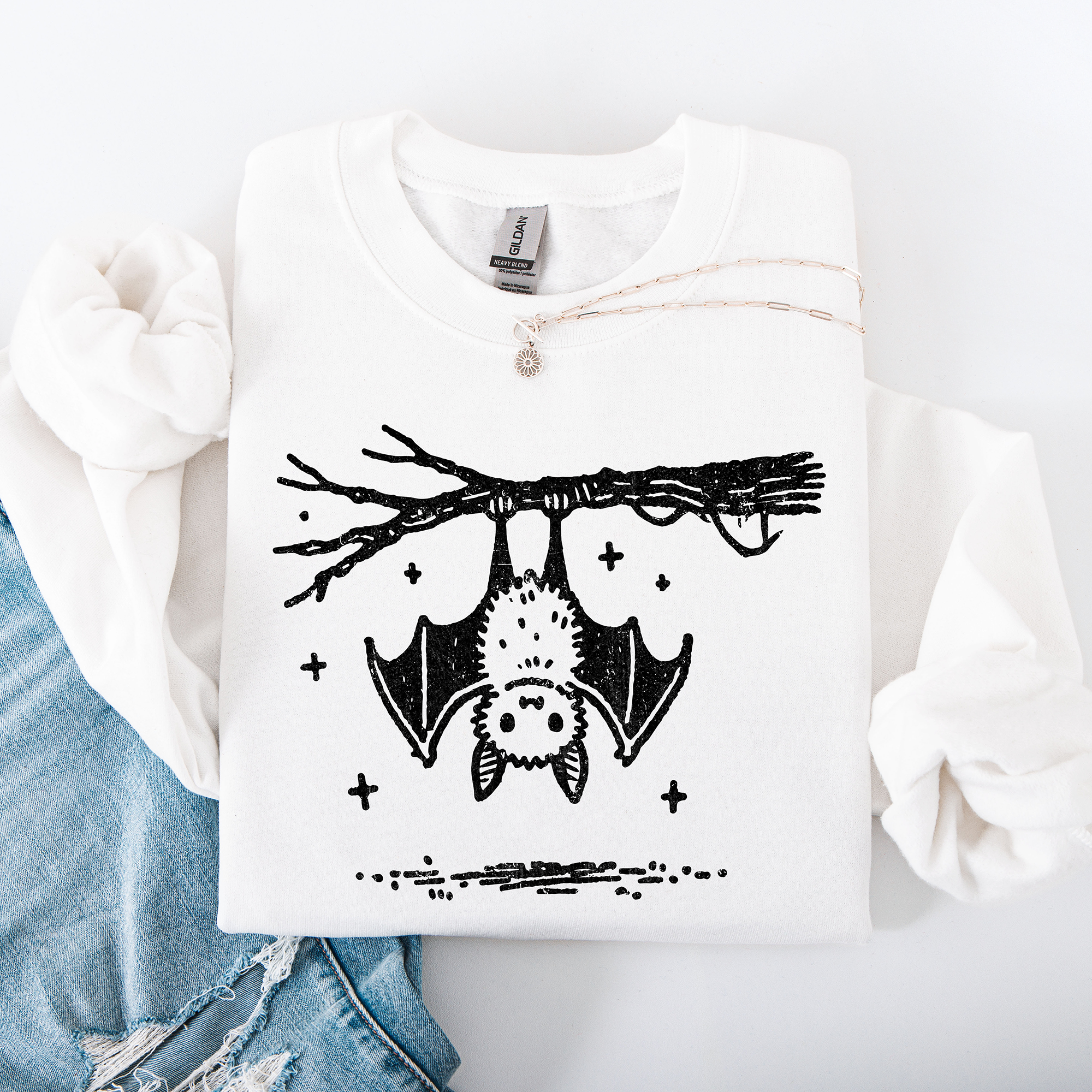 Bat, Cute, Adorable, Halloween Sweatshirt