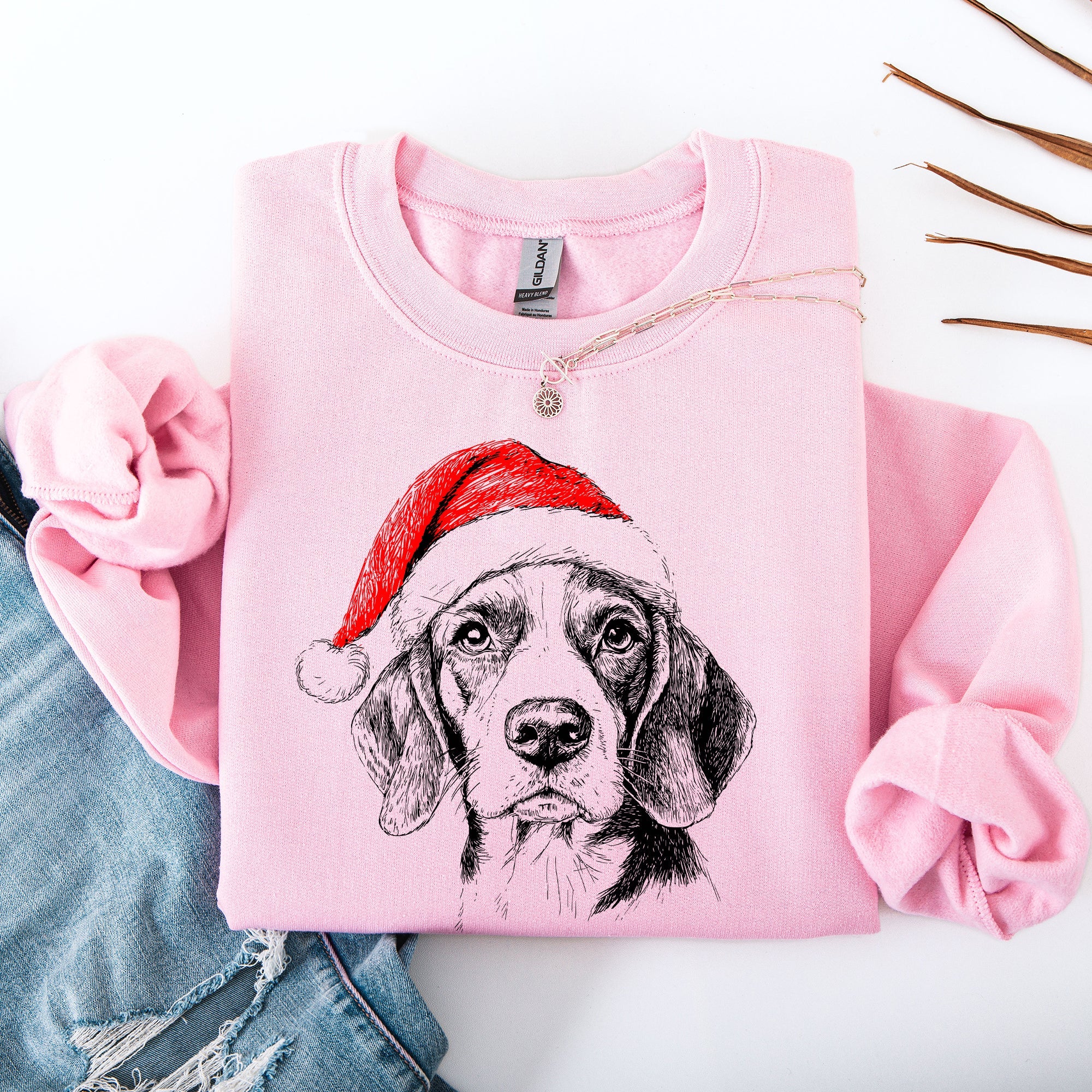 Beagle, Santa, Dog, Christmas, Dog Lover, Pet Sweatshirt