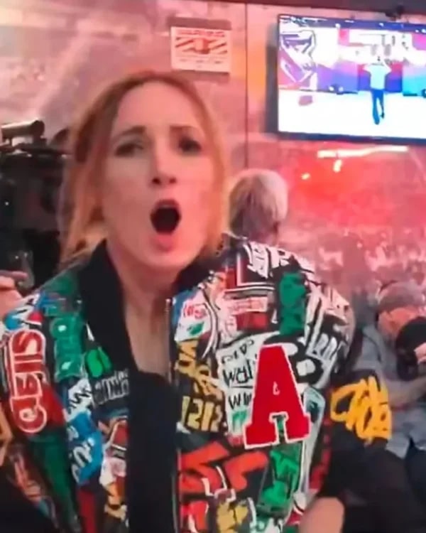 Becky Lynch SummerSlam 2025 Backstage Jacket Clanton Jacket