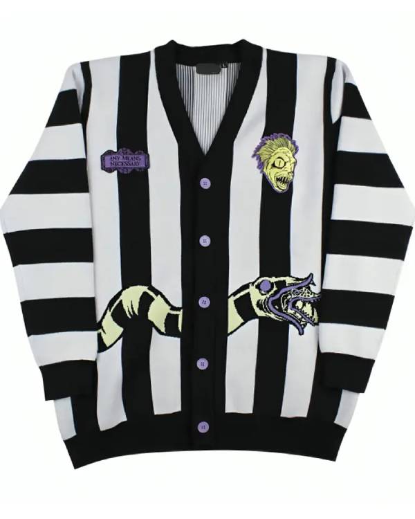 Beetlejuice Cardigan Clanton Jacket