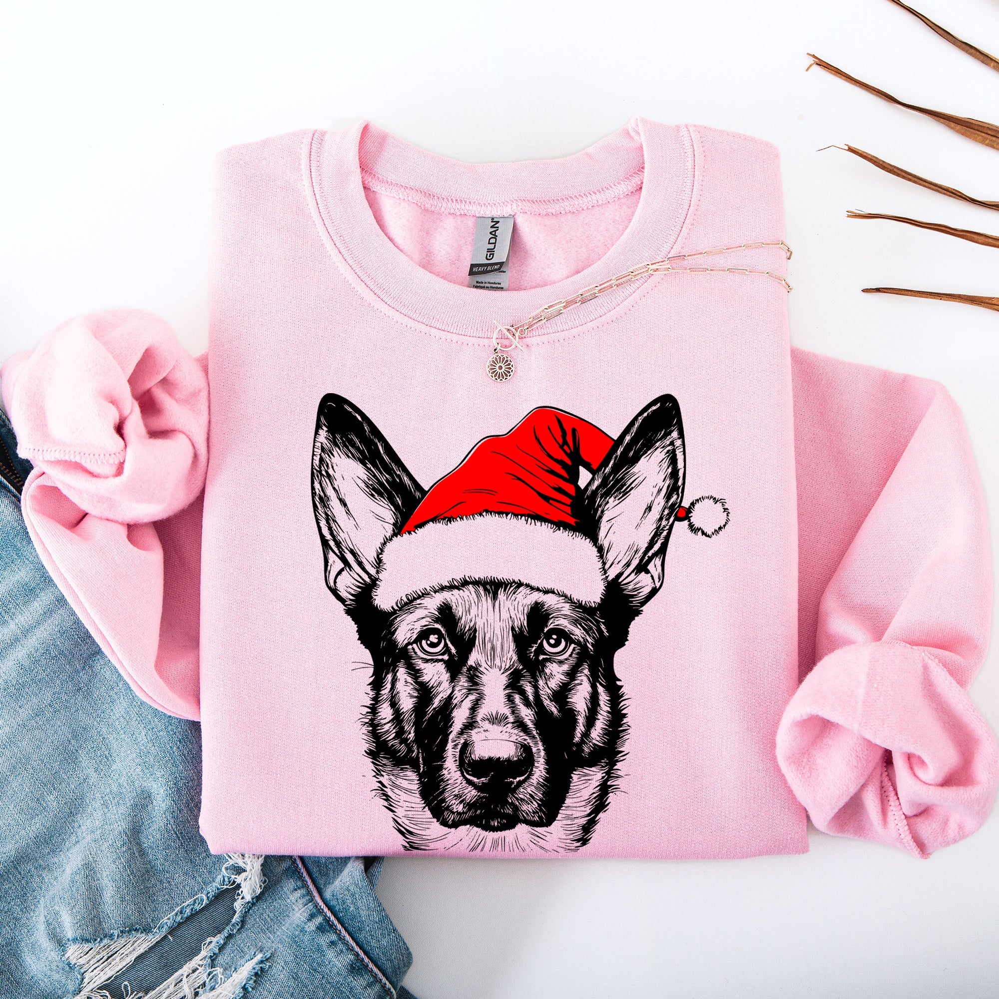 Belgian Malinois, Santa, Dog, Christmas, Dog Lover, Pet Sweatshirt