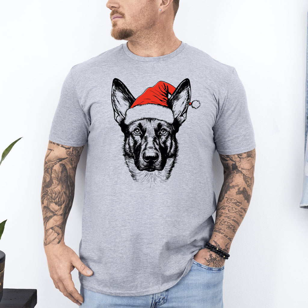 Belgian Malinois, Santa, Dog, Christmas, Dog Lover, Pet T-Shirt Comfort Colors T-Shirt