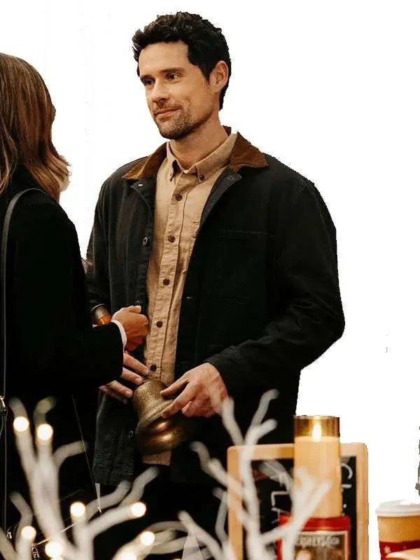 Benjamin Hollingsworth The Christmas Ring 2025 Black Jacket