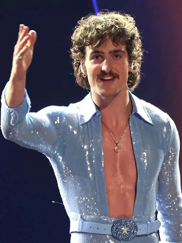 Benson Boone Blue Jumpsuit USA Jackets