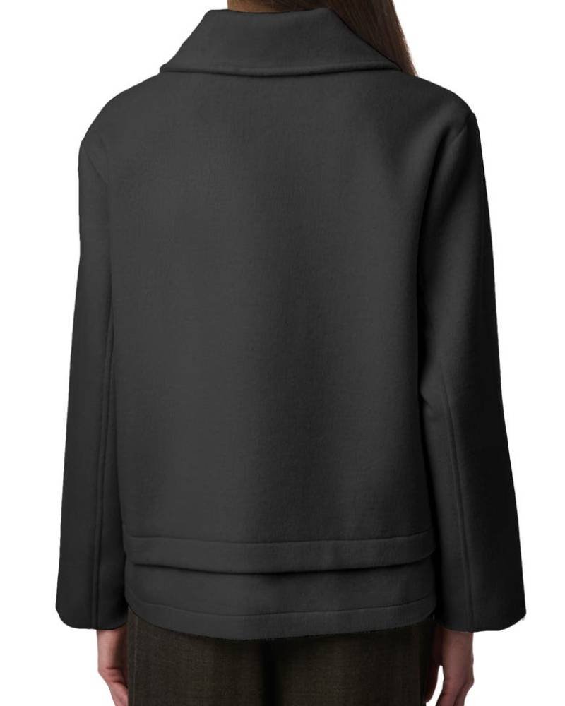 Bernardo Black Chest Pocket Coat Clanton Jacket