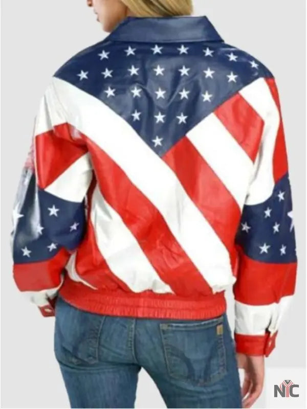 Beyonce Michael Hoban American Flag Jacket Clanton Jacket