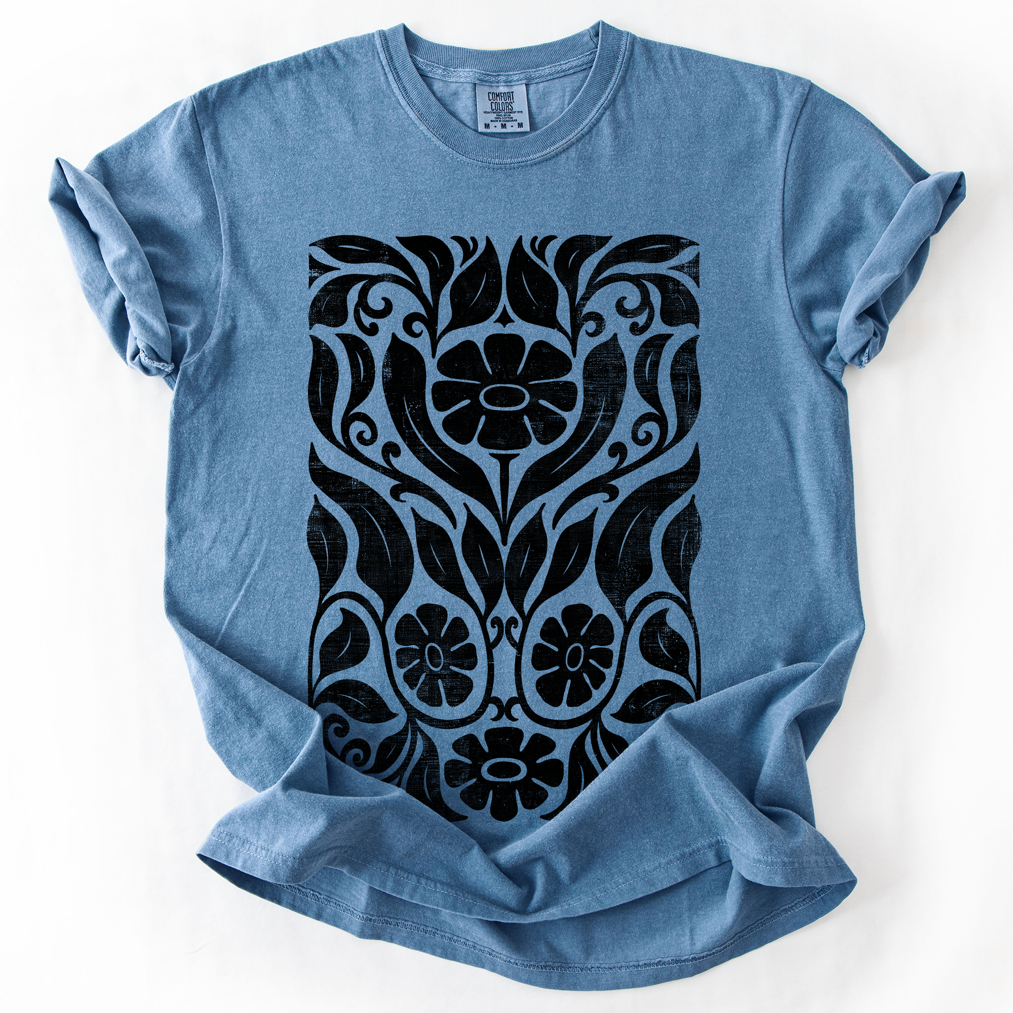 Big Bloom Daisy Flower, Vintage Boho, Nature, Comfort Colors T-Shirt