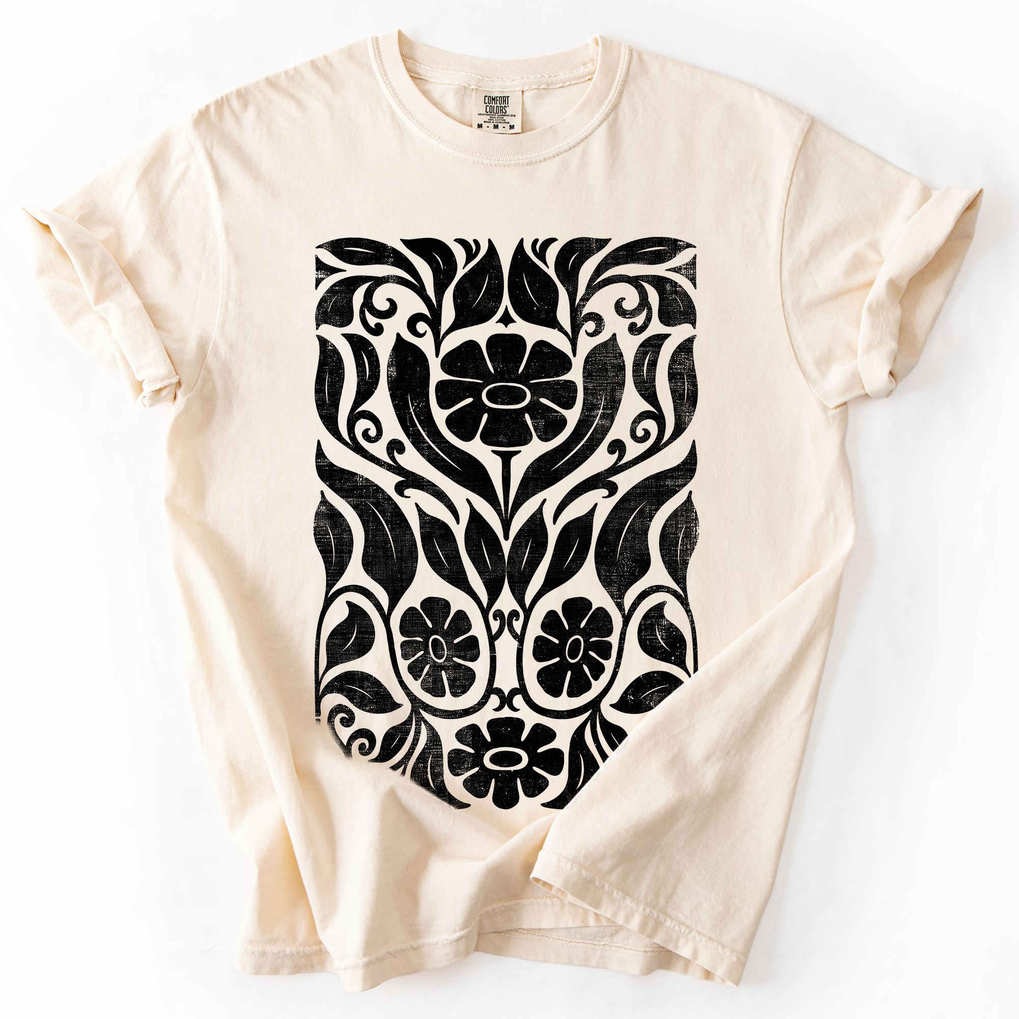 Big Bloom Daisy Flower, Vintage Boho, Nature, Comfort Colors T-Shirt