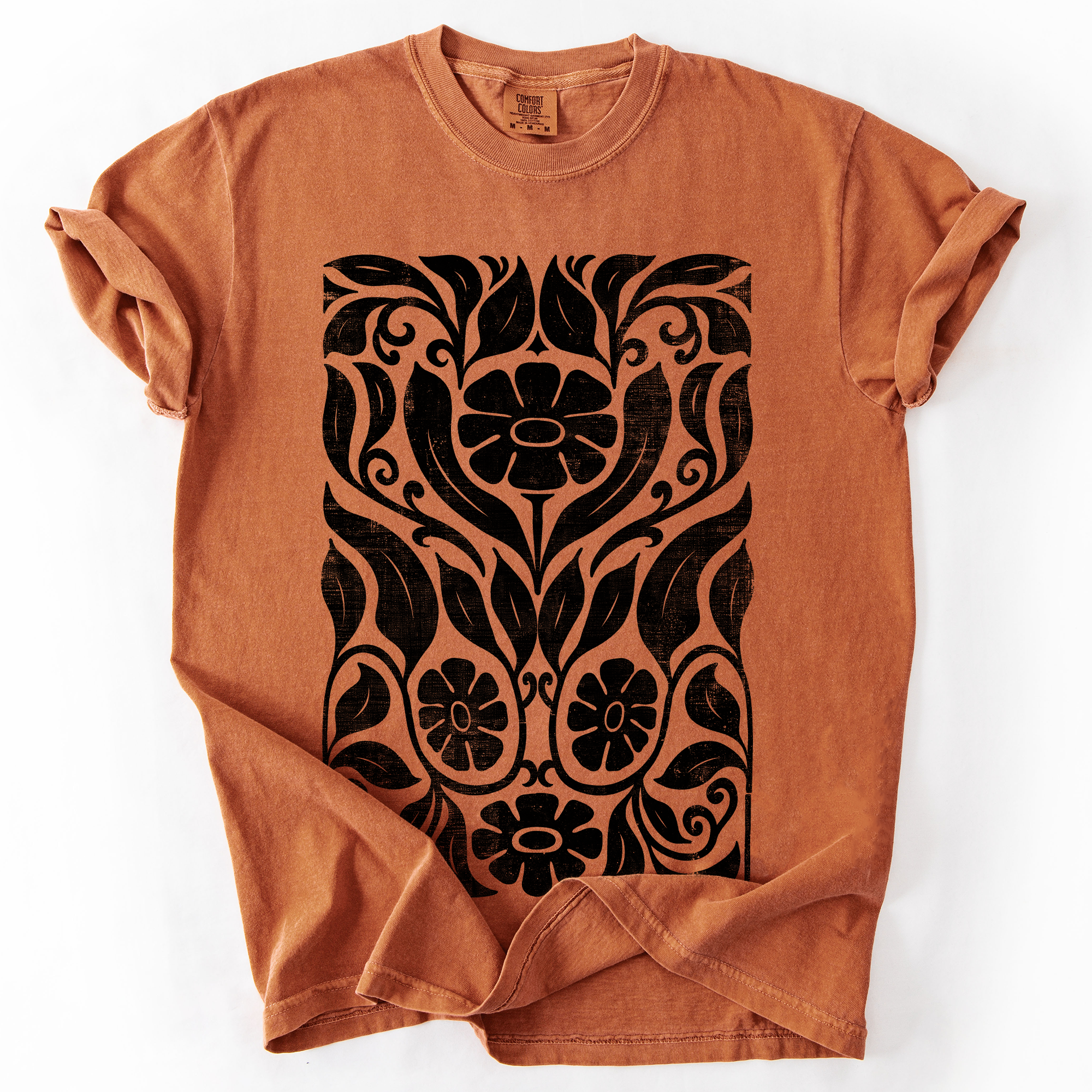 Big Bloom Daisy Flower, Vintage Boho, Nature, Comfort Colors T-Shirt