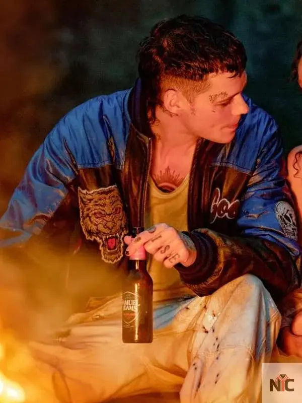 Bill Skarsgård The Crow 2024 Bomber Jacket Clanton Jacket