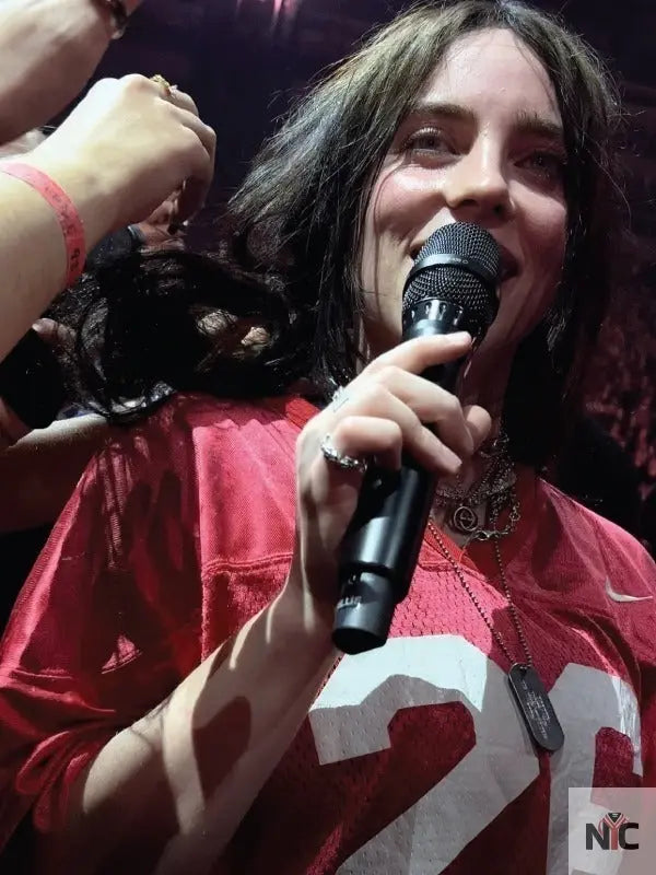 Billie Eilish 26 Red Jersey Clanton Jacket