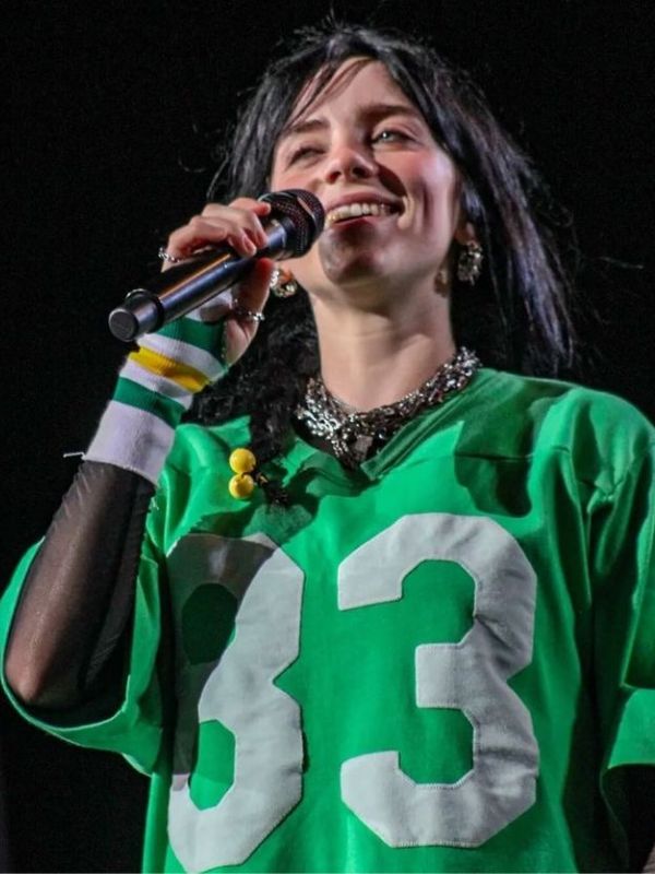 Billie Eilish 83 Green Jersey