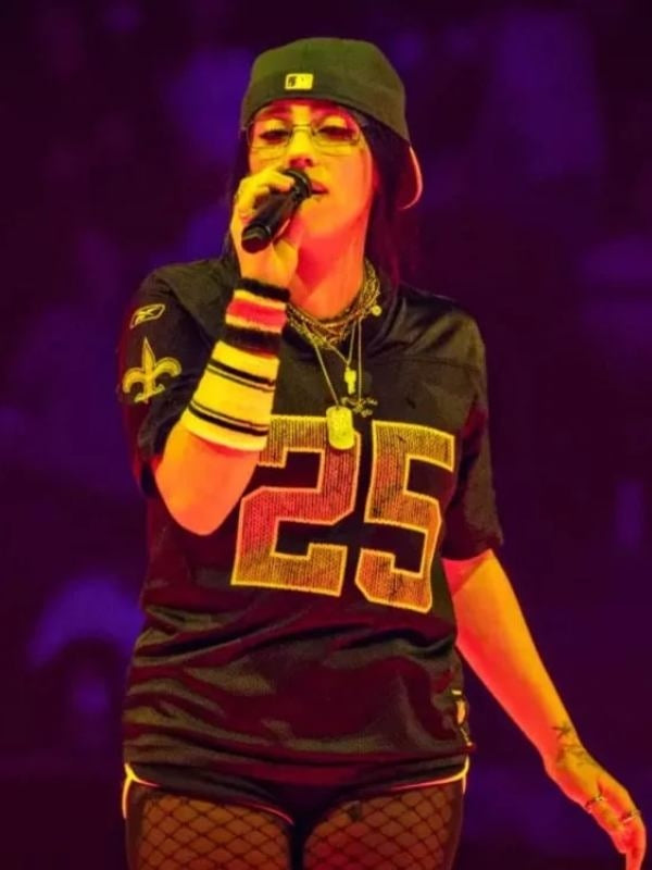 Billie Eilish Hit Me Hard And Soft Tour Black Jersey - Trendy Layer