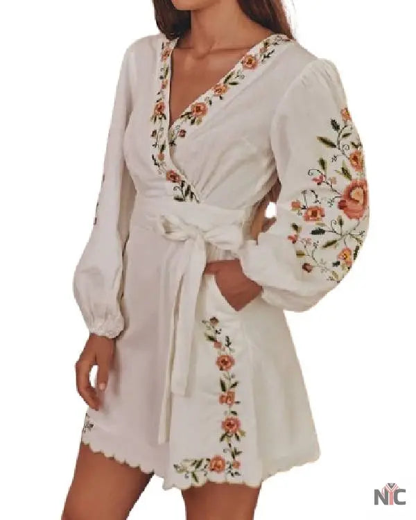 Billion Dollar Playground White Floral Dress Clanton Jacket