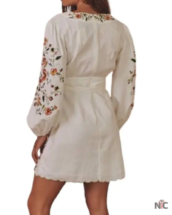 Billion Dollar Playground White Floral Dress Clanton Jacket