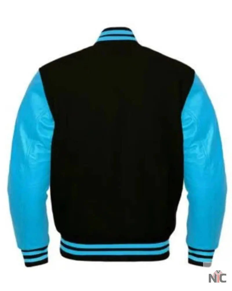 Black And Blue Varsity Jacket Clanton Jacket