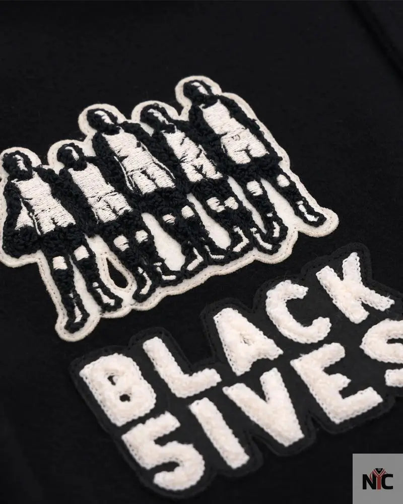 Black Fives Varsity Jacket Clanton Jacket