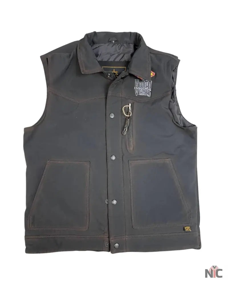 Black Rodeo Vegas Vest Clanton Jacket