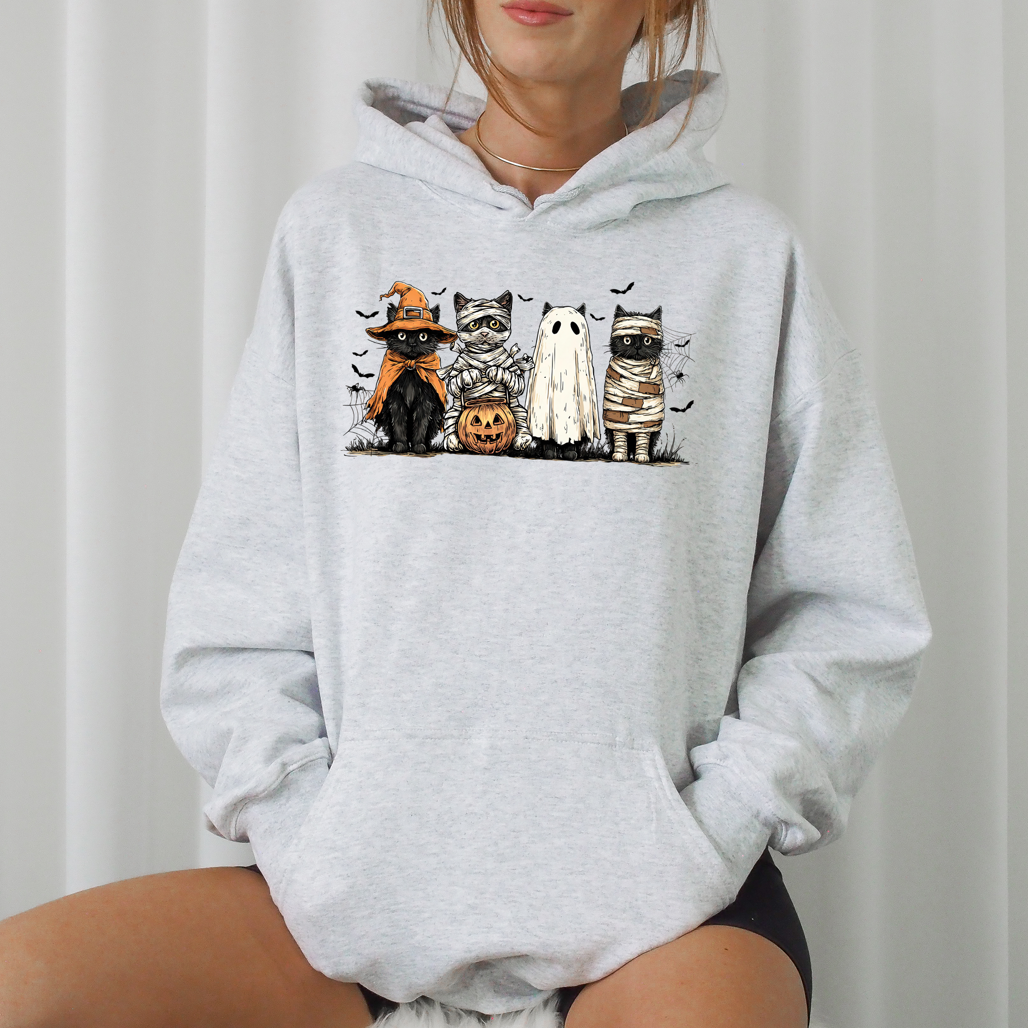 Black Cats Pumpkin, Ghosts Cats, Retro Halloween, Gothic, Halloween Cat Mama Shirt, Autumn, Black Cat, Graphic Hoodie, Hooded Sweatshirt