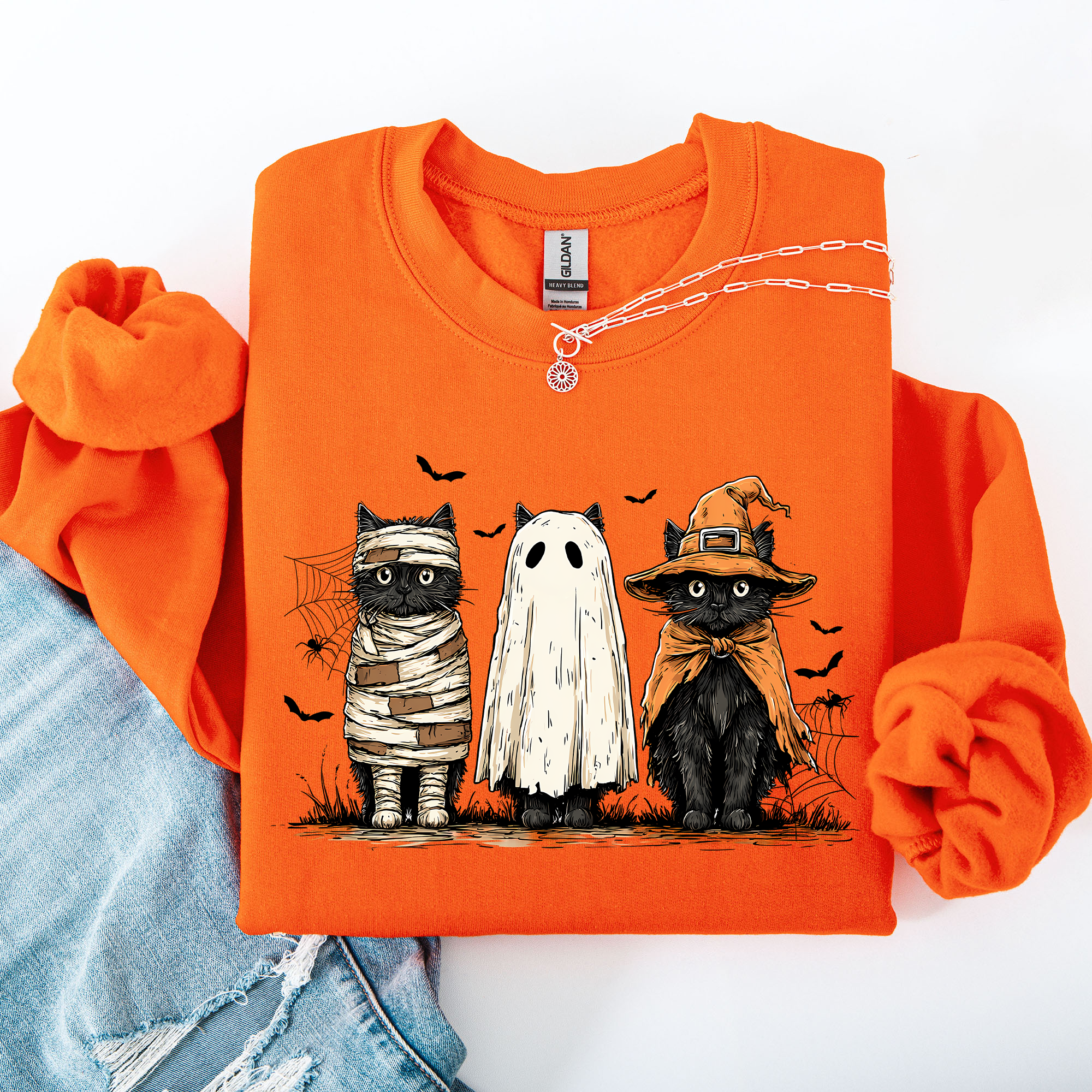 Black Cats, Boo, Ghost Cats, Retro Halloween, Gothic, Halloween Cat Mama Shirt, Autumn, Black Cat, Halloween Sweatshirt