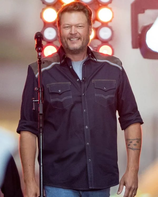 Blake Shelton NBC Today Citi Concert Western Shirt