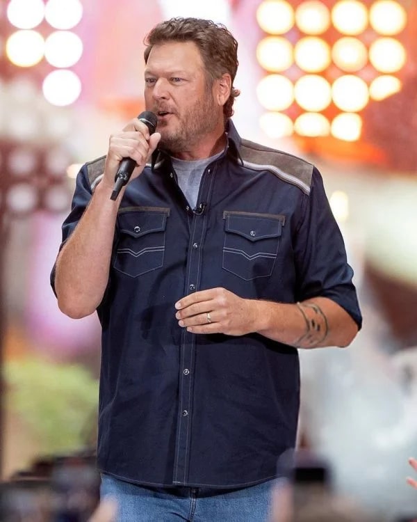 Blake Shelton NBC Today Citi Concert Western Shirt