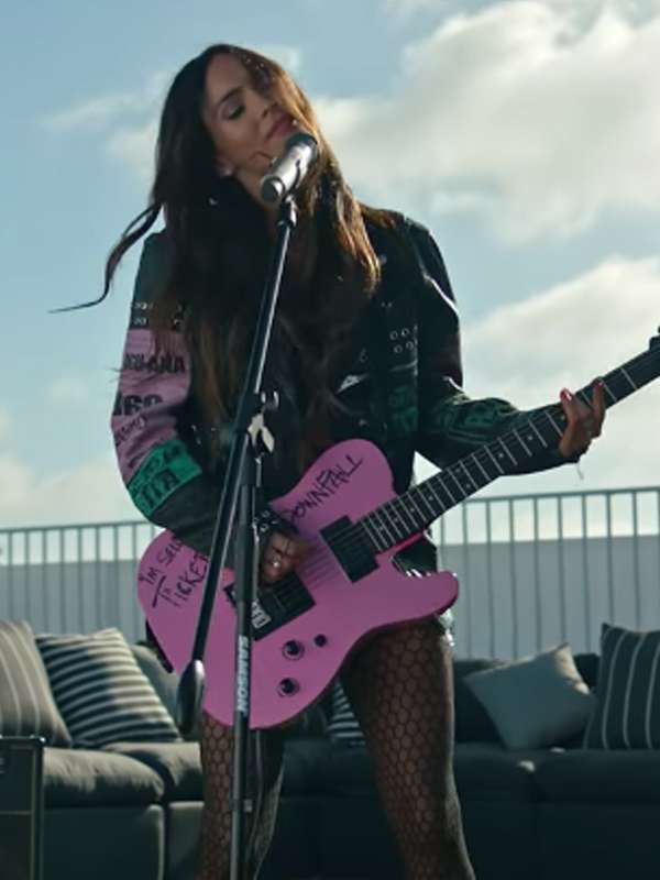 Bloody Valentine Megan Fox Black Leather Biker Jacket Clanton Jacket