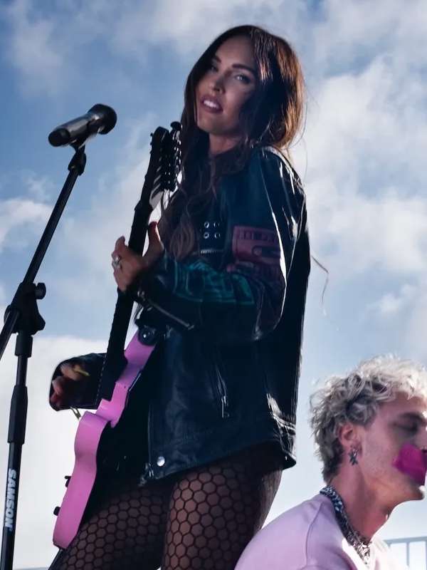 Bloody Valentine Megan Fox Black Leather Biker Jacket Clanton Jacket