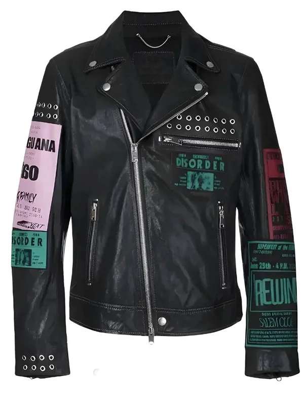 Bloody Valentine Megan Fox Black Leather Biker Jacket Clanton Jacket