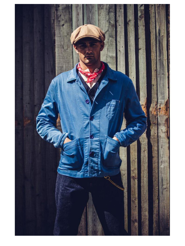 Blue Bolt Chore Jacket