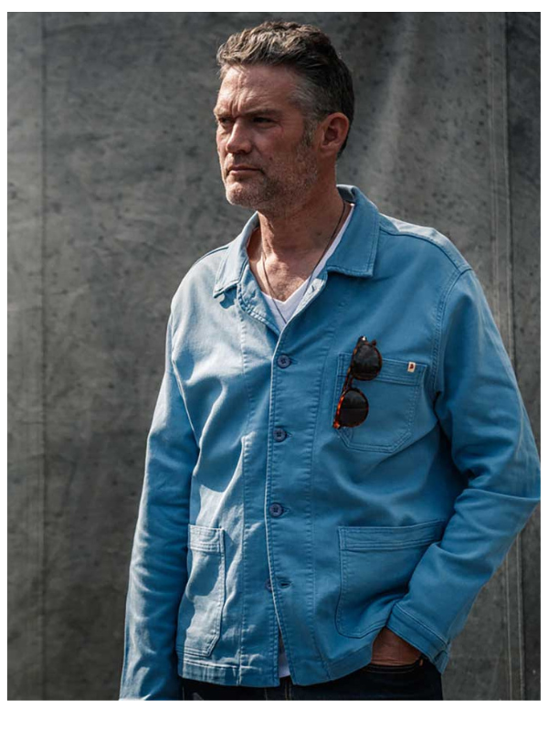 Blue Bolt Chore Jacket