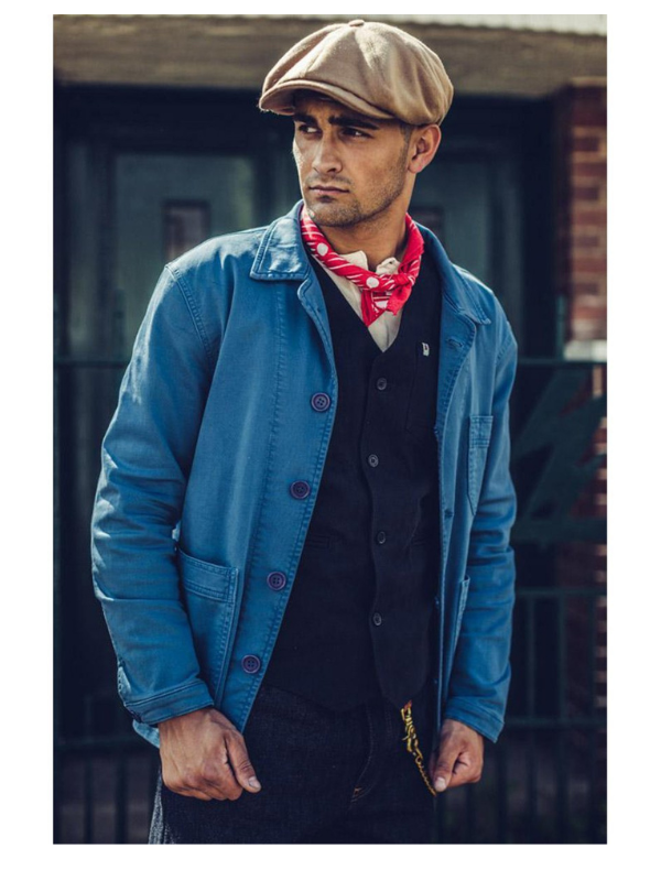 Blue Bolt Chore Jacket