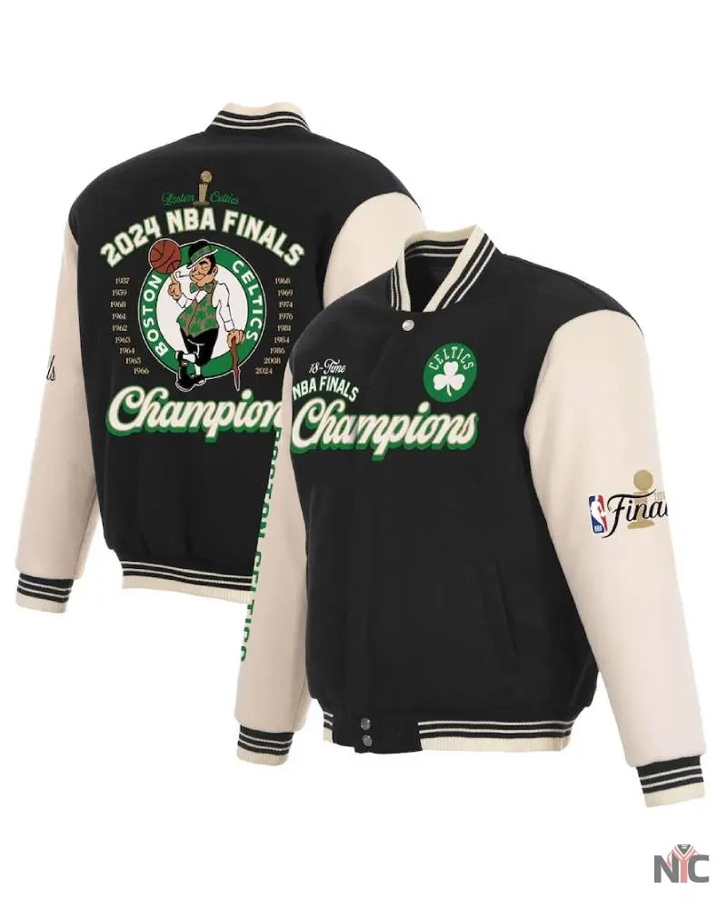 Boston Celtics 2024 NBA Finals Champions Jacket Clanton Jacket