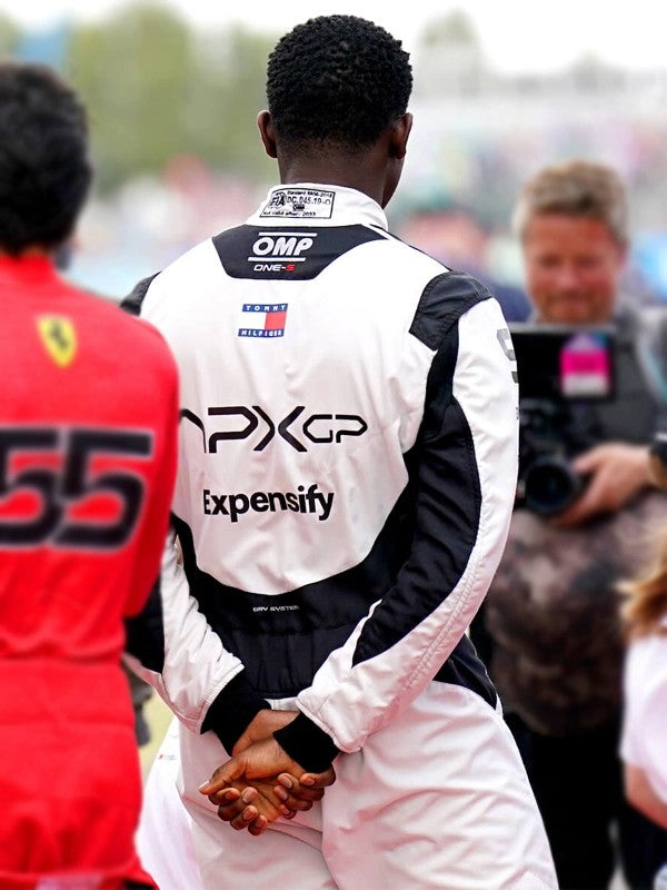 Brad Pitt F1 Racer White Jumpsuit