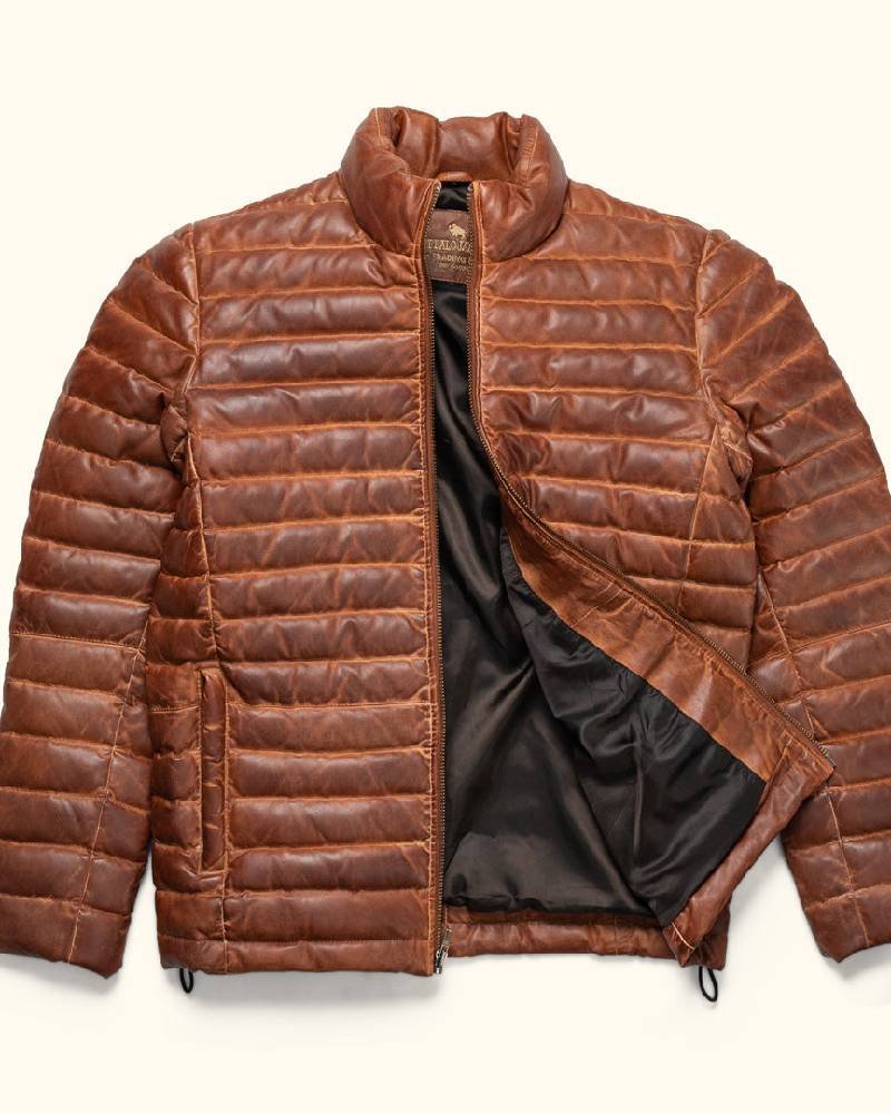 Bridger Leather Down Jacket