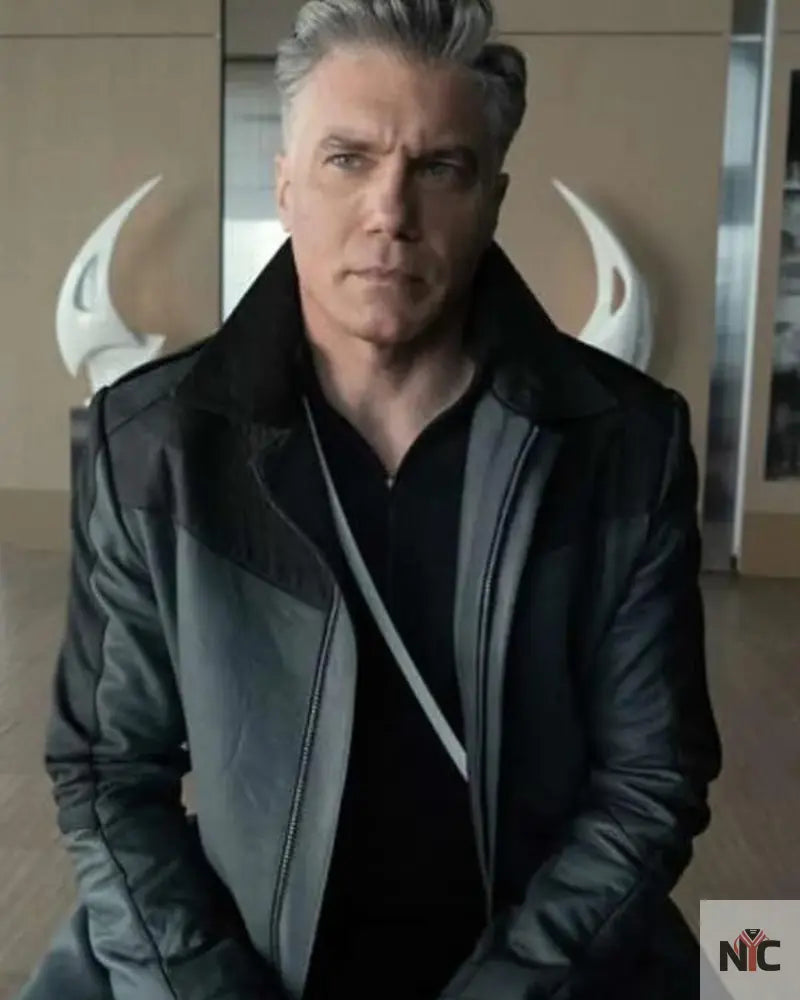 Captain Christopher Pike Star Trek Strange New Worlds Black Leather Jacket Clanton Jacket