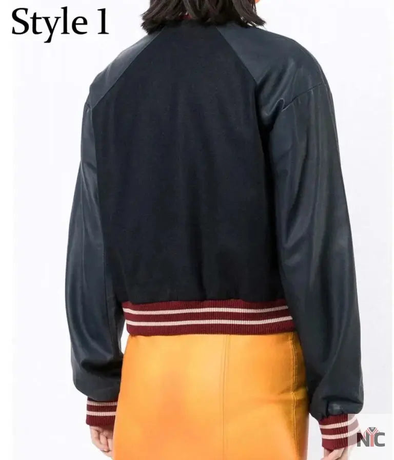 Chanel CC Patch Varsity Jacket Clanton Jacket