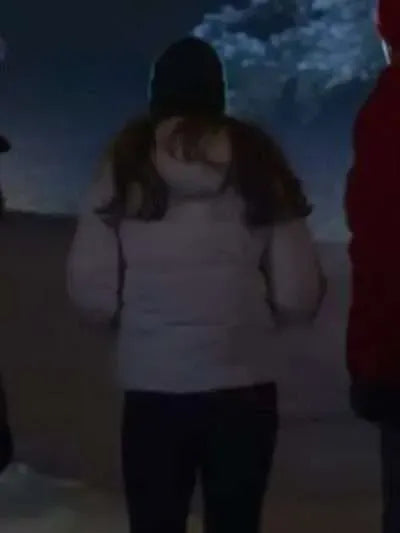 Christmas Under the Northern Lights 2024 Jill Wagner White Jacket