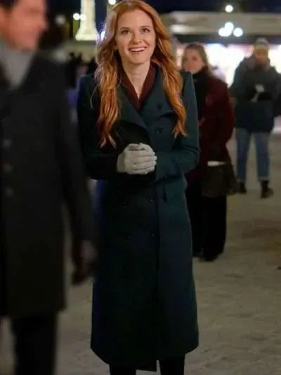 Christmas in Vienna Sarah Drew Green Coat
