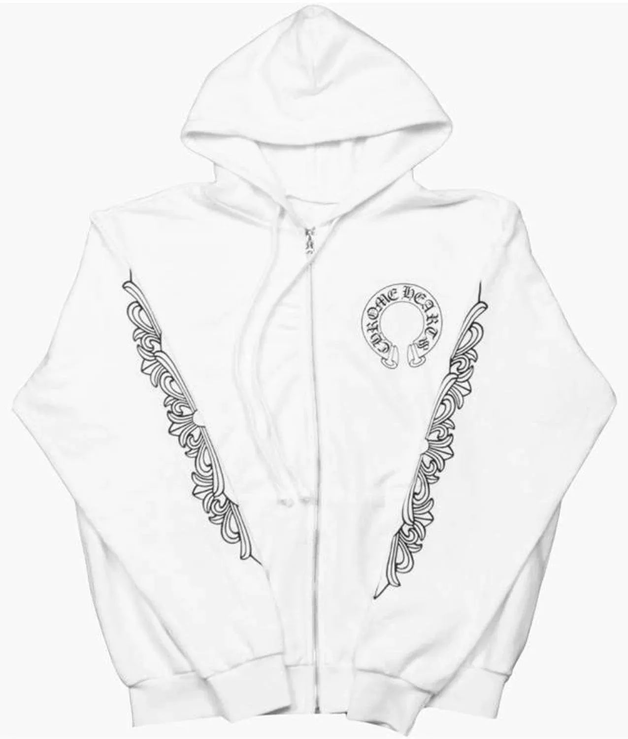 Chrome Hearts Floral Cross Hoodie - Trendy Layer