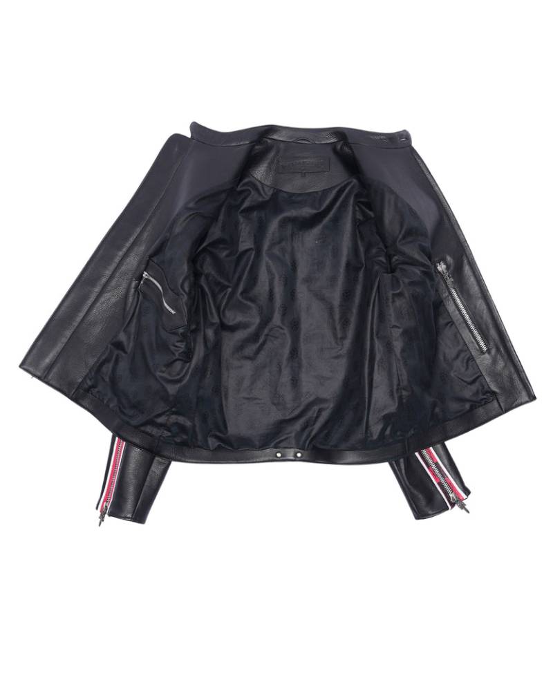 Chrome Hearts Matty Boy Hand-Painted Cemetery Cross Jacket