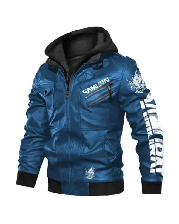Cyberpunk 2077 Blue Samurai Jacket