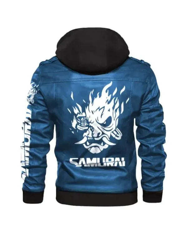 Cyberpunk 2077 Blue Samurai Jacket