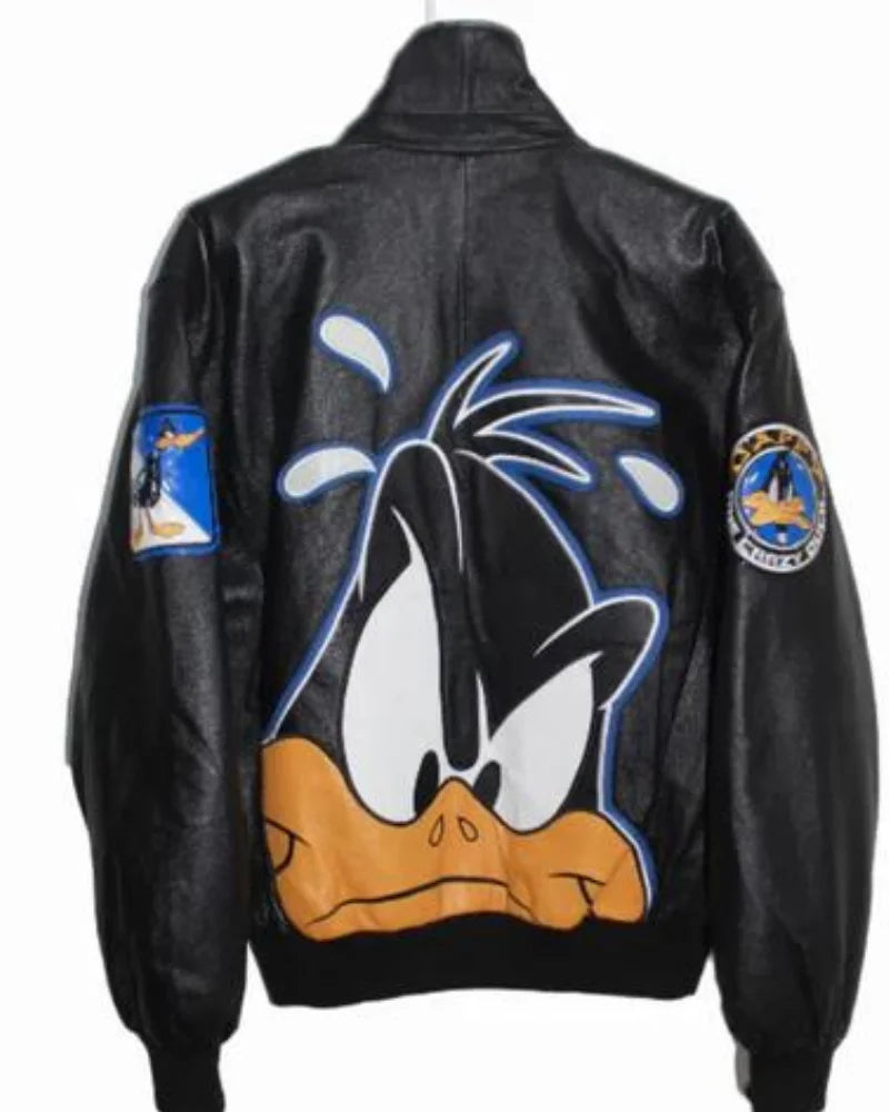 Daffy Duck Classic Looney Tunes Collection Leather Jacket