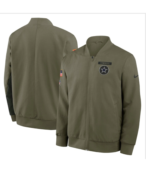 Dallas Cowboys 2025 Salute To Service Bomber Jacket