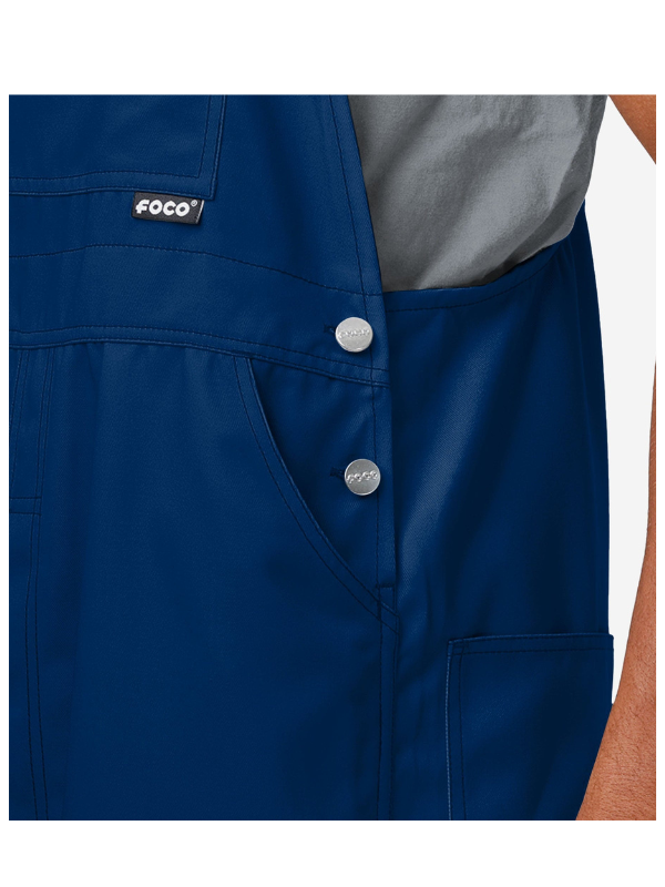 Dallas Cowboys Mens Solid Wordmark Bib Overalls